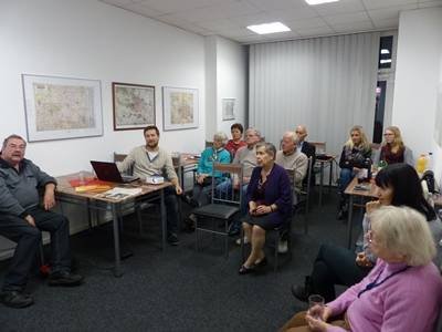 Mitglieder der FU und der CDA Charlottenburg Wilmersdorf im Brgerbro von Joachim Krger MdA.