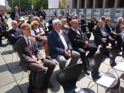 Am 16. Juni 2017 am Mahnmal fr die Opfer des 17. Juni 1953 Leipziger/Wilhelmstr.