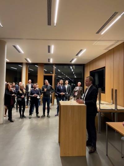 CDU-Generalsekretr Mario Czaja beim Neujahrsempfang der CDU, CDA und JU Pankow.