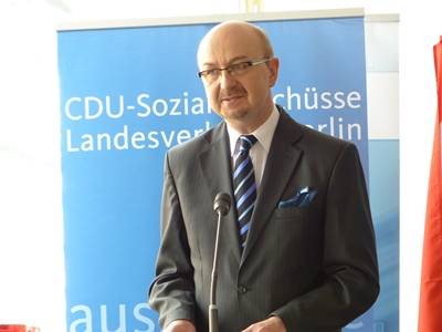 Rechenschaftsbericht des scheidenden Vorsitzenden Horst Gedack.